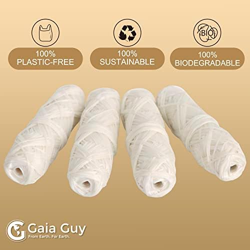 Relleno de Hilo Dental de Seda Gaia Guy | Seda Natural Sin Sabor | 4 bobinas de 30 m | Hilo Compostable, Sostenible y Biodegradable con Empaque - imagen 3