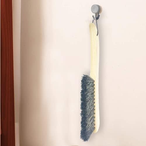 Cepillo de Mano para Muebles y Carpintería, Mango de Madera con Cerda de Caballo, 33 cm, Ideal para Limpieza y Detalles - imagen 7