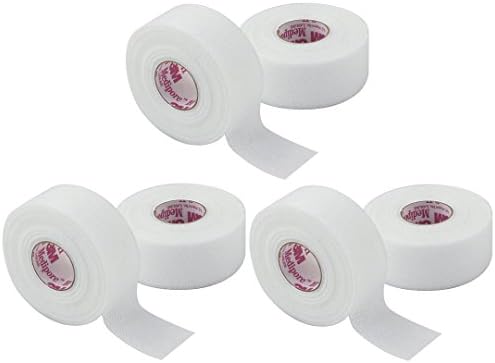 Cinta de Tela Suave 3M 2861 Medipore H 1 x 10 Yardas - Paquete de 6 Rollos - imagen 1