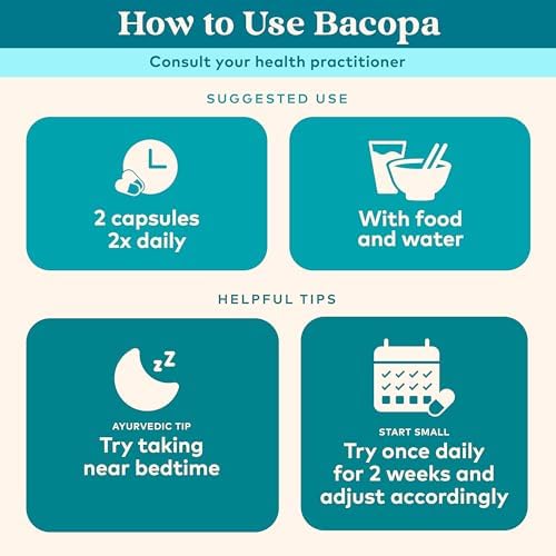 Suplemento de Bacopa ORGANIC INDIA - Bacopa Monnieri Orgánico, Apoyo para el Cerebro, Enfoque y Memoria para Hombres y Mujeres, Hierbas Ayurvédicas, - imagen 8