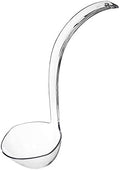 Cucharón Desechable de Plástico Plasticpro para Sopa/Ponche, Utensilios de Servicio Resistentes, Paquete de 4 Transparentes - imagen 1