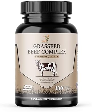 Suplemento de Órganos de Res - Alimentado con Pasto y Criado en Pastoreo - Bienestar Total y Rendimiento, Complejo de Órganos con 3000mg de Hígado, - imagen 1