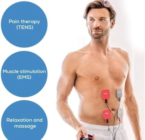 Parches de Gel Electrodos Reemplazo Beurer para EM59, 8 Piezas, Electrodos Autoadhesivos Reutilizables para TENS/EMS, 20 Usos por Par - imagen 2