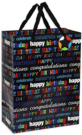 Juego de 12 Bolsas de Regalo para Cumpleaños, Tamaños Grande, Mediano y Pequeño, para Niños, Niñas, Mujeres y Hombres - imagen 7