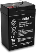 Batería Casil 6V 4Ah SLA – Recargable de Plomo Ácido Sellada AGM – Terminal F1 – Reemplazo para Power Wheels, Comederos de Ciervos, Luces de - imagen 1