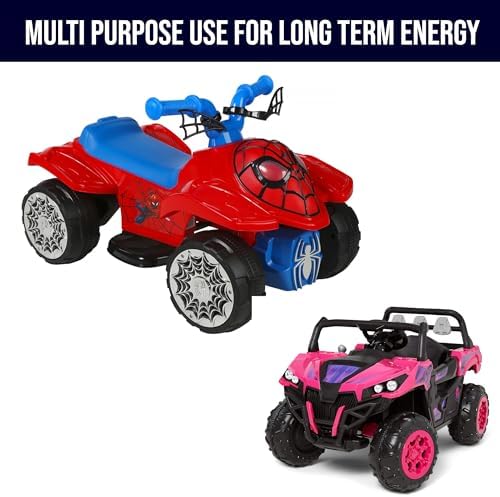 Batería Casil 6V 4Ah SLA – Recargable de Plomo Ácido Sellada AGM – Terminal F1 – Reemplazo para Power Wheels, Comederos de Ciervos, Luces de - imagen 6