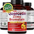 Cápsulas de Quercetina Premium 98% con Bromelina y Té Verde Ashwagandha - Potencia Máxima para Salud, Fuerza y Energía - Suministro para 90 Días - imagen 1