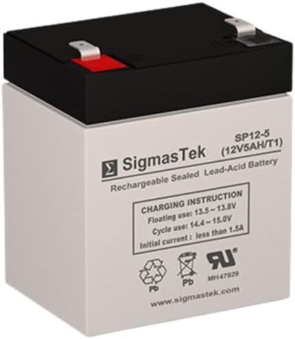 Batería Compatible SigmasTek Liftmaster 485LM, 12V 5Ah F1 - imagen 1