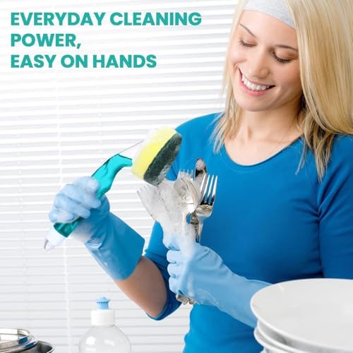 Recargas para Esponja de Lavado de Trastes, Esponja con Mango, Paquete de Reemplazo No Rascante para Dishwand, Pads para Limpiar con Dispensador de - imagen 3