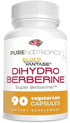 Suplemento de Dihidroberberina Pure Nootropics (GlucoVantage) 100 mg, 90 Cápsulas | Super Berberina - imagen 1