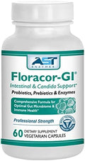 AST Enzymes Floracor - Apoya la Salud Intestinal y Digestiva - Fórmula Premium de Probióticos, Prebióticos y Enzimas - 60 Cápsulas Vegetarianas - imagen 1