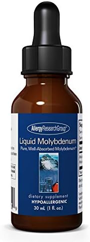 Suplemento Líquido de Molibdeno Allergy Research Group - Apoyo al Metabolismo del Azufre, Detox, Ácido Úrico, Minerales Traza, 25mcg en Gotas - 1 Fl - imagen 1