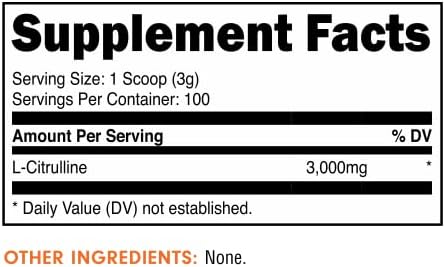 Bucked Up L-Citrulina 3000mg en Polvo, Esenciales (100 Porciones) - imagen 2
