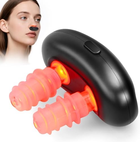 Dispositivo de Terapia Nasal con Luz Roja, 3 Modos de Terapia, Portátil para Aliviar Sequedad Nasal y Malestar Sinusal - imagen 1