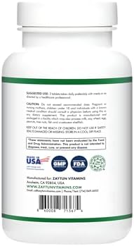 Zaytun Halal Magnesio Glicinato 300mg, Alta Absorción, Libre de Gluten y Gelatina, No OGM, Vegetariano, 60 Tabletas, Hecho en EE. UU. - imagen 8
