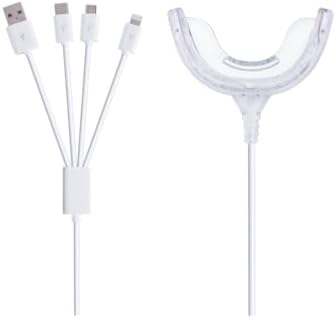 Luz Aceleradora para Blanqueamiento Dental, Bandeja de Luz LED Azul 32x para Mejora de Blanqueamiento, Conexión a iPhone/Android/USB para Uso en Casa - imagen 2