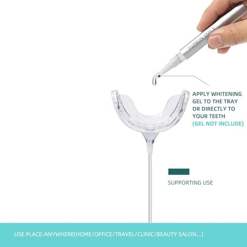 Luz Aceleradora para Blanqueamiento Dental, Bandeja de Luz LED Azul 32x para Mejora de Blanqueamiento, Conexión a iPhone/Android/USB para Uso en Casa - imagen 3