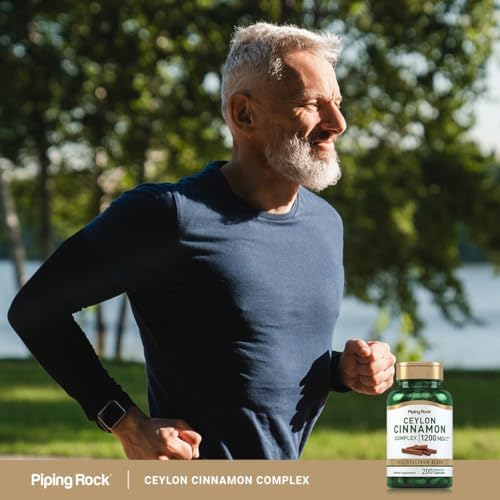 Cápsulas de Canela de Ceilán Piping Rock | 200 Unidades | Suplemento Herbal Complejo para Hombres y Mujeres | Vegetariano, Sin OGM, Sin Gluten - imagen 6
