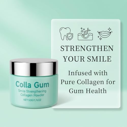 Collabrush Polvo de Colágeno, Pasta Dental con Hidroxiapatita para Encías, Fortalece Sonrisas, Cuidado de Encías y Esmalte, Sin Flúor, Fórmula Suave - imagen 4