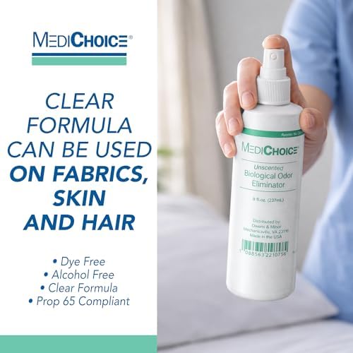 Eliminador Biológico de Olores MediChoice, Sin Fragancia, Spray de Bomba, 8 Oz, 1314OE8121 (Cada uno) - imagen 5
