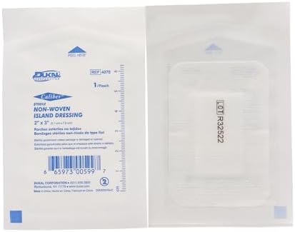 Vendas Estériles No Tejidas Dukal Blanca Isla 2 x 3 Pulgadas, 50 por Caja - imagen 2