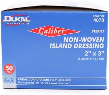 Vendas Estériles No Tejidas Dukal Blanca Isla 2 x 3 Pulgadas, 50 por Caja - imagen 4