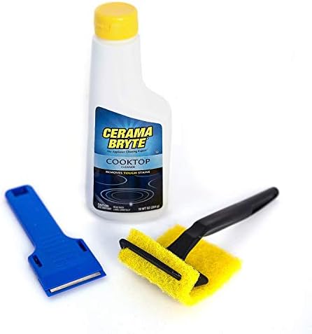 Kit de Limpieza para Estufas Cerama Bryte - Incluye Limpiador de 10 oz, 2 Almohadillas de Limpieza, 1 Herramienta POW-R Grip y 1 Raspador en - imagen 2