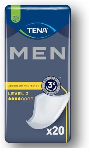 TENA MEN Nivel 2 - Paquete de 20 almohadillas para incontinencia de Tena - imagen 1