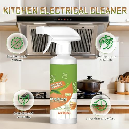 Fórmula de Enzimas Naturales para Electrodomésticos, Spray Limpiador Multiusos Fly Cleanse 2026, 300ML, Removedor Efectivo de Manchas para Horno, - imagen 2