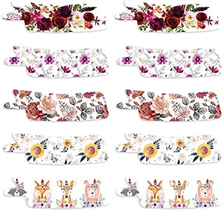 Cinta Adhesiva Pre-cortada para Sonda Nasogástrica o de Oxígeno Floral Mix x 10 Piezas - imagen 1