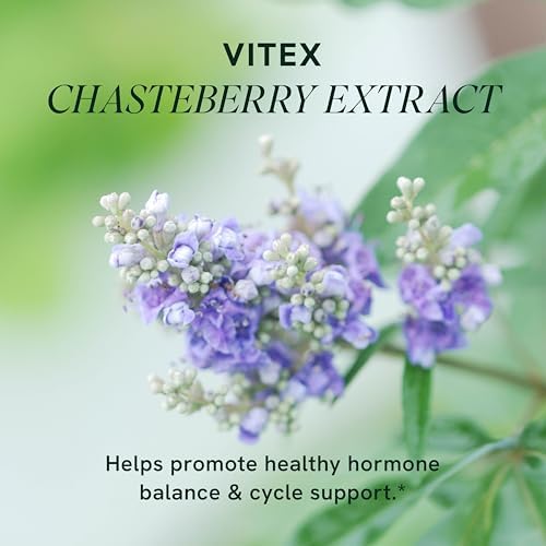 Suplemento de Vitex Chasteberry 600mg | Agnus Castus para el Equilibrio Hormonal Femenino, Menopausia, Regularidad Menstrual y Acné Hormonal* | 90 - imagen 3