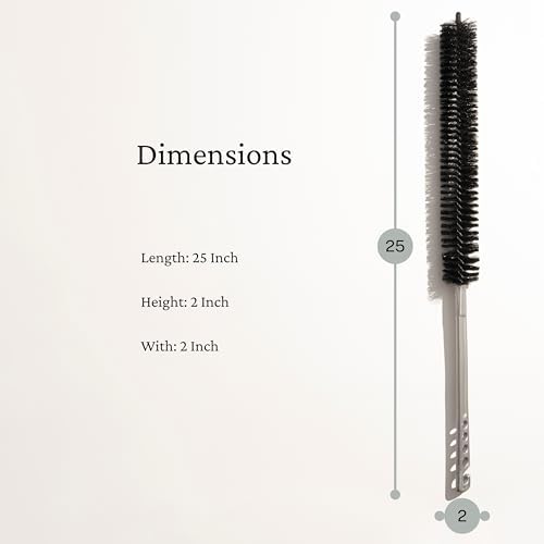 Cepillo Flexible de 25 Pulgadas (64 cm) para Limpiar Pelusa, Radiadores, Refrigeradores, Zócalos y Más - Brush de Bobina KONEX - imagen 2