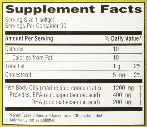Suplemento Dietético de Ácidos Grasos Omega-3 Molecularmente Destilados de Trader Joe's - imagen 3