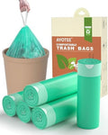 Bolsas de Compostaje Pequeñas de 1.2 Galones, 125 Piezas, AYOTEE, Bolsas de Basura Compostables Resistentes para Baño, Cocina y Oficina, 4.5-5 Litros - imagen 1