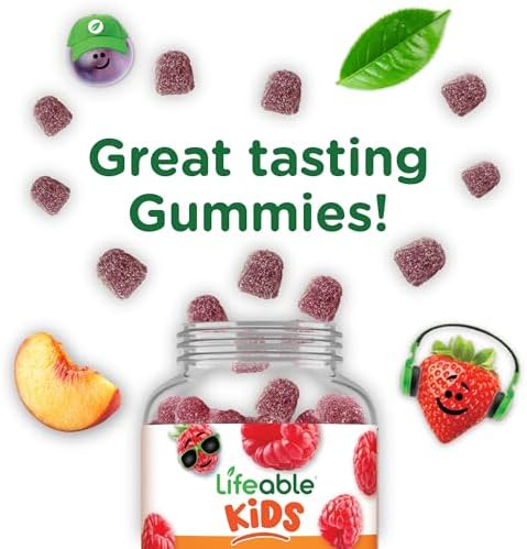 Gomitas de Magnesio Lifeable para Niños | 900mg de Citrato de Magnesio | Suplemento Sabroso para Niños | Sin Gluten | 90 Gomitas para Apoyo Muscular - imagen 8