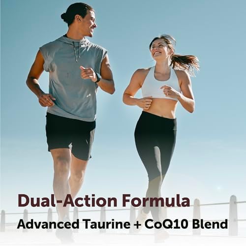 Micro Ingredients Taurina 1,000 mg por Porción con CoQ10 | Suplemento de Coenzima Q10 con Aceite MCT | Suministro para 4+ Meses con 400 Cápsulas - imagen 4