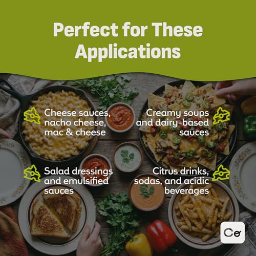 Polvo de Citrato de Sodio Coolinario (1 LB) | Regulador de pH y Emulsificante para Queso, Salsas y Bebidas | Mejora la Cremocidad y Reduce la Acidez - imagen 7