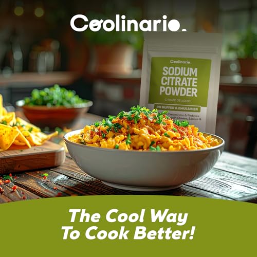 Polvo de Citrato de Sodio Coolinario (1 LB) | Regulador de pH y Emulsificante para Queso, Salsas y Bebidas | Mejora la Cremocidad y Reduce la Acidez - imagen 8