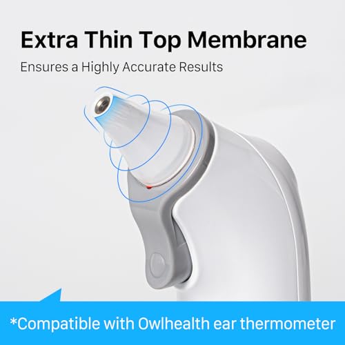 Tapa desechable para termómetro de oído Femometer 1015 - 96 piezas, filtros de lente para termómetros digitales de oído - imagen 2