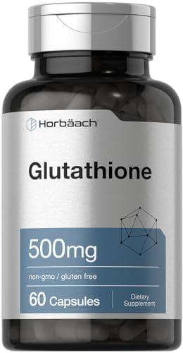 Horbäach Glutatión 500mg | 60 Cápsulas | Forma Reducida | Suplemento No Transgénico y Libre de Gluten - imagen 1
