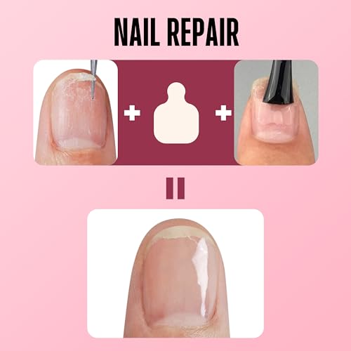 Hojas de Reparación de Uñas Pre-cortadas NOVO OVO, Capa de Fijación e Aislamiento, Vendaje para Uñas Rojas, 75 Unidades - imagen 7