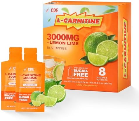 Suplemento Líquido de L-Carnitina 3000 - Fórmula Pre-Entreno con Té Verde, Taurina y Electrolitos para Rendimiento Activo (30 Sobres) - imagen 1