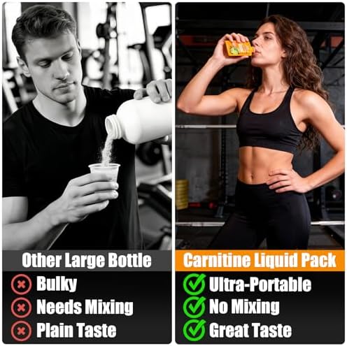 Suplemento Líquido de L-Carnitina 3000 - Fórmula Pre-Entreno con Té Verde, Taurina y Electrolitos para Rendimiento Activo (30 Sobres) - imagen 5