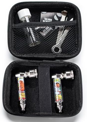 Set de Pipas de Tabaco SPIPER – Kit de Pipa de Viaje Portátil con Botella, Herramienta de Acero y Estuche de Fibra de Carbono, Accesorios Compactos - imagen 2
