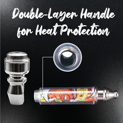 Set de Pipas de Tabaco SPIPER – Kit de Pipa de Viaje Portátil con Botella, Herramienta de Acero y Estuche de Fibra de Carbono, Accesorios Compactos - imagen 4