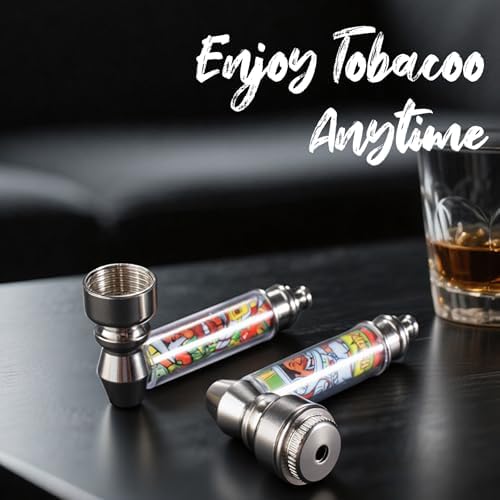 Set de Pipas de Tabaco SPIPER – Kit de Pipa de Viaje Portátil con Botella, Herramienta de Acero y Estuche de Fibra de Carbono, Accesorios Compactos - imagen 8