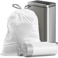Bolsas de Basura de 8 Galones con Cinta, Fuerte Bolsa de Cocina Mediana Blanca, 22 x 23, (34 Piezas) - imagen 1