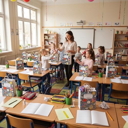 Bolsas de Regalo Gueevin de 12 Pzs con Diseño de Cuaderno, Perfectas para Regalos de Agradecimiento a Maestros y Fin de Año Escolar - imagen 6