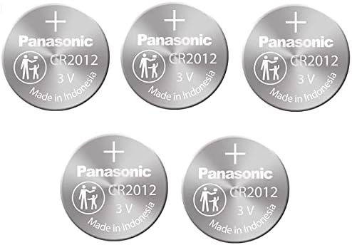 Batería de Litio Panasonic CR2012 de 3 Voltios / 3V - Paquete de 5 Piezas - imagen 1