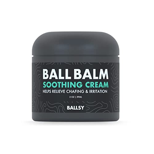 Crema Calmante Ballsy Groin Balm, Hidratación Profunda para Piel Irritada o Seca, Tamaño Conveniente 2 oz (Paquete de 1) - imagen 1